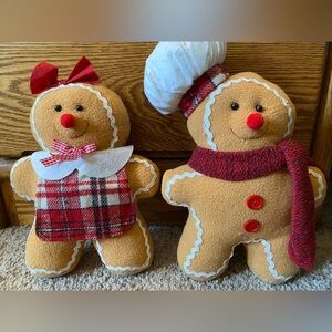 GINGERBREAD KIDS 12 INCHES NWOT HOMEMADE